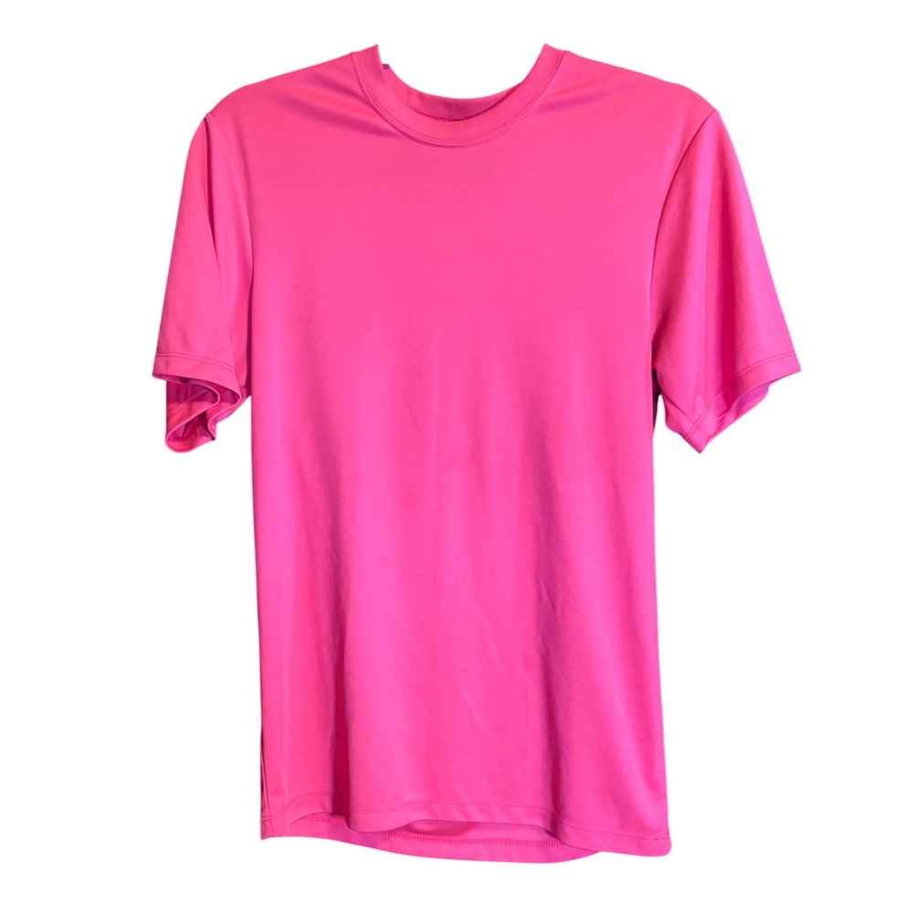 Hanes Cool Dri T-Shirt Women Small Pink Good Short Sleeve Performance Tee